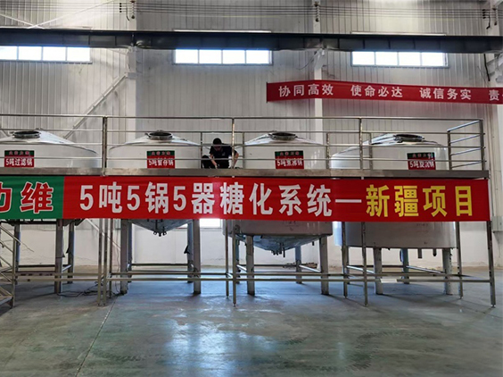 打安镇精酿啤酒设备厂—5吨精酿啤酒设备—新疆项目
